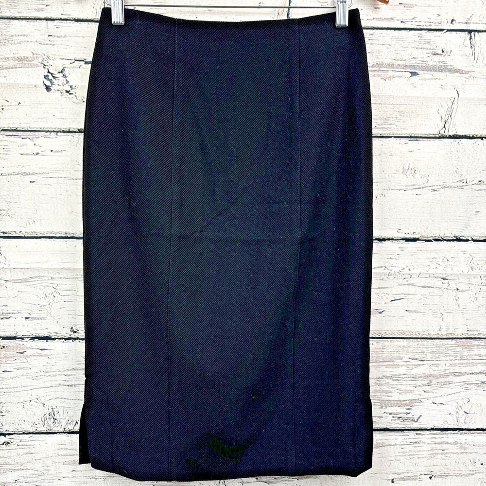 Nanette Lepore Women's Black Sheath Casual Lined Skirt [Size 6] Made‎ in USA NYC